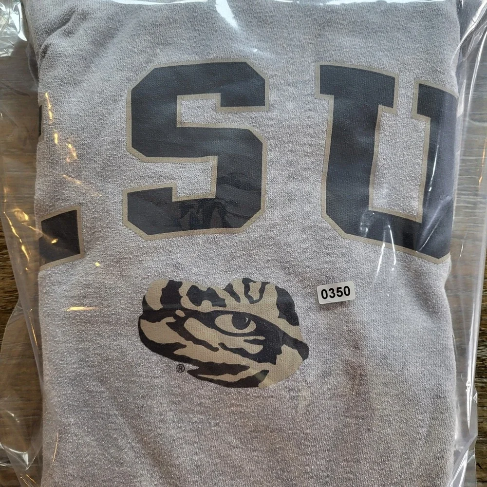 Colosseum LSU Tigers Mens XXL Hoodie Realtree Edge Camo Grey Pullover Sweatshirt